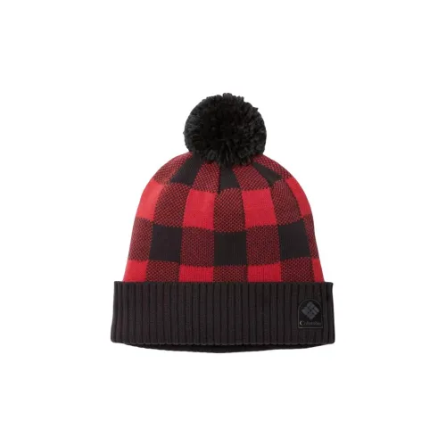 Columbia совместный бренд Переработанный пластик Wool Beanies Унисекс Красный