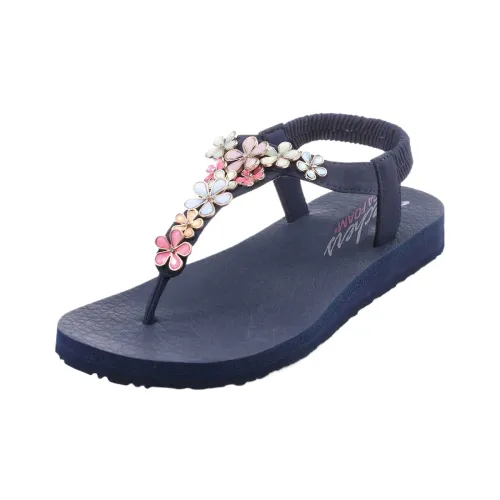 Skechers Meditation Пляжные сандалии Женские Черный