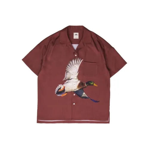 ATGM Темно-красные Мужские Рубашки