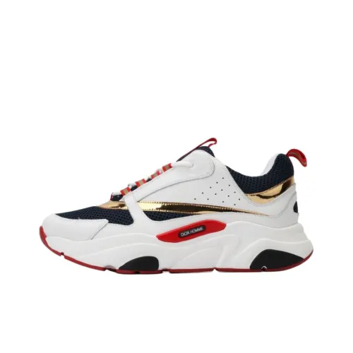 DIOR B22 Низкий Топ Повседневная Обувь Мужская Белая