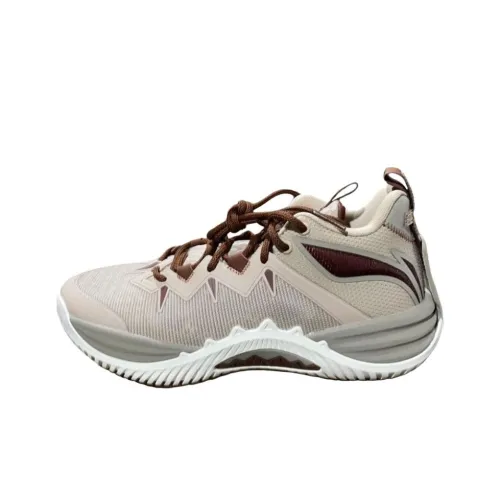 Подкладка Баскетбольные кроссовки Низкий Верх Светлый Глейзированный Коричневый Мужской