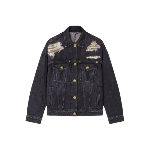 VERSACE SS25 Denim Jacket Women's Indigo