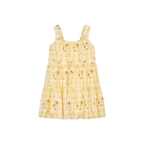 ELF SACK Романтическая Желтая Клетка Женские Слиплатья