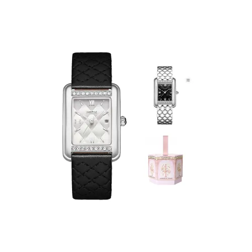 COMLORVEI Кварцевый механизм Женские часы 36мм*26мм*9мм Белый