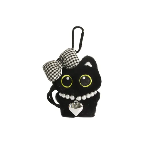 Dolls And Bears Dance Милый Черный Кот Украшение Куклы Плюшевый Брелок 12 см Высота
