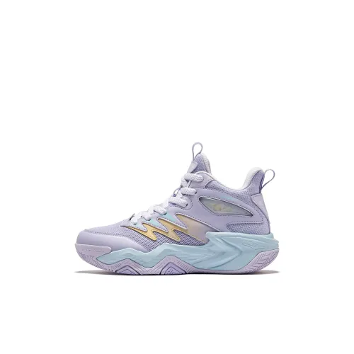 ERKE KIDS Баскетбольные кроссовки High Top Светлый Лиловый/Спокойный Фиолетовый для детей