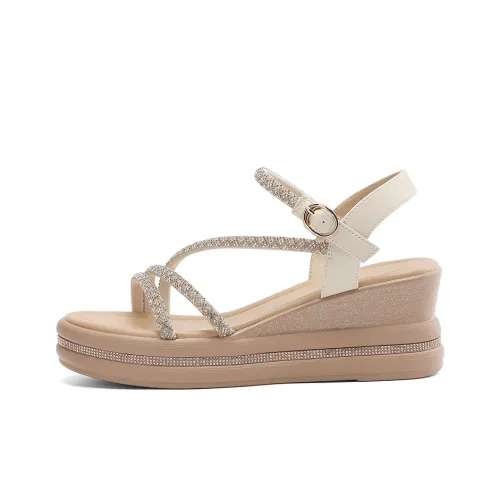 HLA One Ремешок Сандалии Женские Бежевые Золото