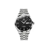 Стальной браслет, глубокий черный.