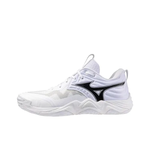 Mizuno WAVE MOMENTUM ELITE Low Топ Кроссовки для тренировок Унисекс Белый