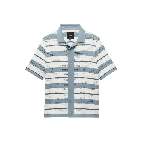 VANS Синий с Белым Lettering Мужские Рубашки