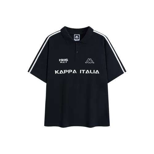 KAPPA Черный 990 Унисекс Поло
