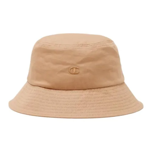 Champion Oxford Cotton Bucket Hats Unisex Light Brown