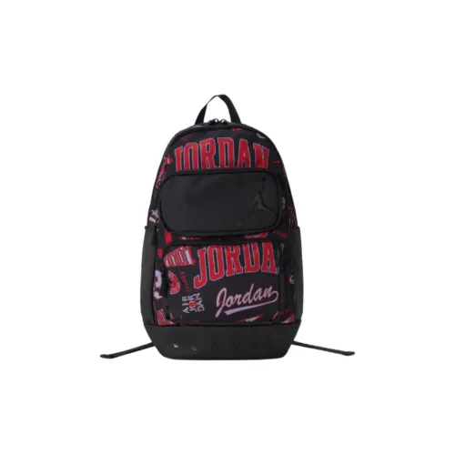 Jordan Large Capacity Backpack Unisex Black Джордан Большой Рюкзак Емкость Унисекс Черный