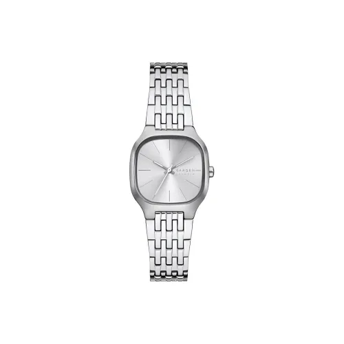 SKAGEN Women's Watch Кварцевый механизм ремешок из нержавеющей стали 28 мм серебристый циферблат