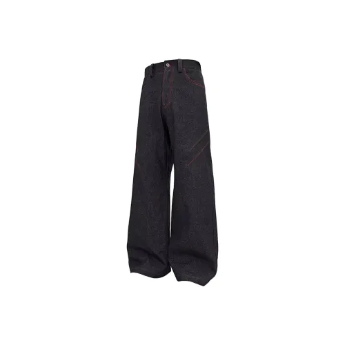 BLACK AT Мужские черные джинсы