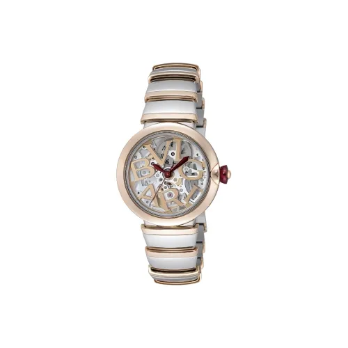 BVLGARI Наручные часы Автоматический Механический Механизм Стальной Ремешок 33 мм Черепный Циферблат Женские часы