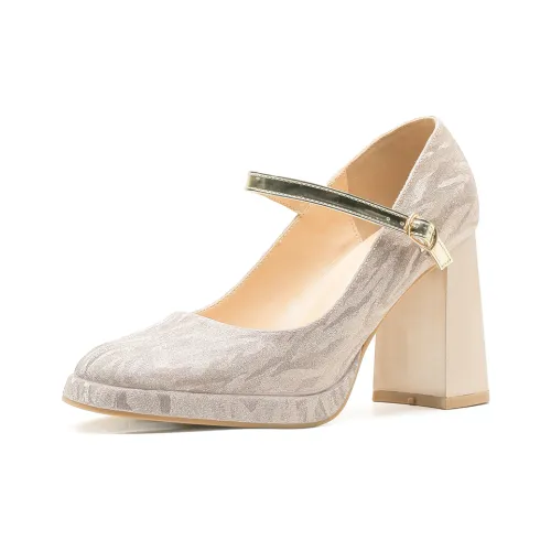 GOSO Грубый каблук Мэри Джейн Женские обувь