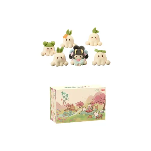 Playpoint Unlimited x TAOYUANSHENCHUYOURENJIA Коллекция Peach Blossom Feast Для танцев Мягкая игрушка Слепые коробки