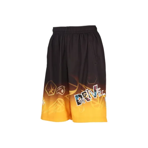Конверс Черно-желтый Градиентный Kids Short