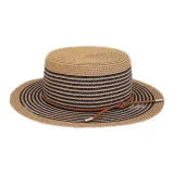 Полосы, защита от солнца, соляная шляпа, хаки, черный, узор