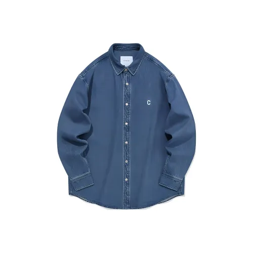 COVERNAT Синие Унисекс Рубашки