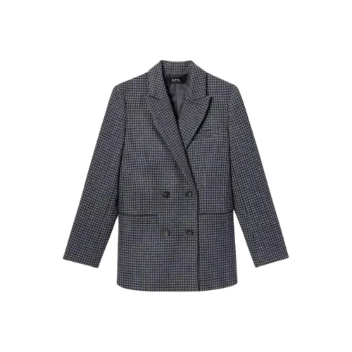 A.P.C Бизнес-костюм женский угольно-серый