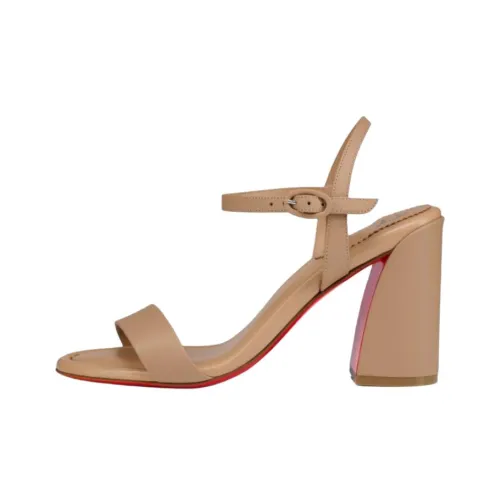 CL MISS Simple Love one Ремень Сандалии 8,5 см Женские Коричневый