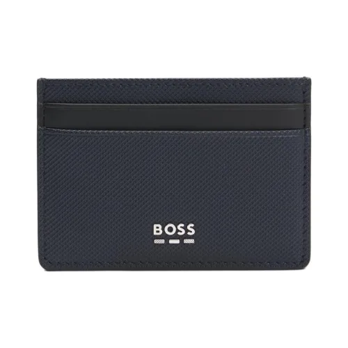 Hugo Boss Полиуретанный держатель для карт Мужской Темно-синий