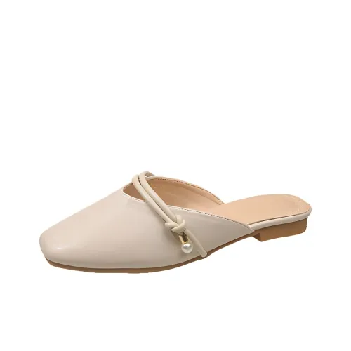 Wuji Тихий Антибактериальный Домашние тапочки Женские Бежевый