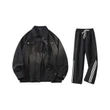 Чёрный + Чёрный Брюки