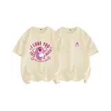 Ecru (Mw Unpacked Heart) + Ecru (Mw Cute Pink Bear Chest Logo)