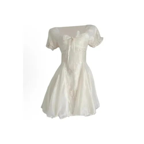 EMDPN Короткий рукав Платье Женское