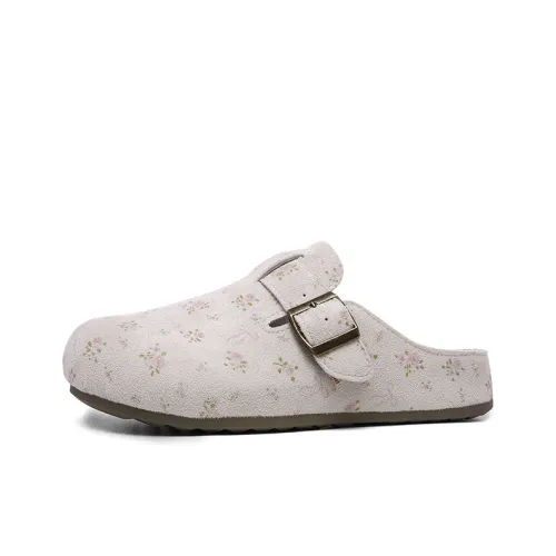 Cob Тихий Домашние тапочки Женские устойчивые к истиранию бежевый хаки