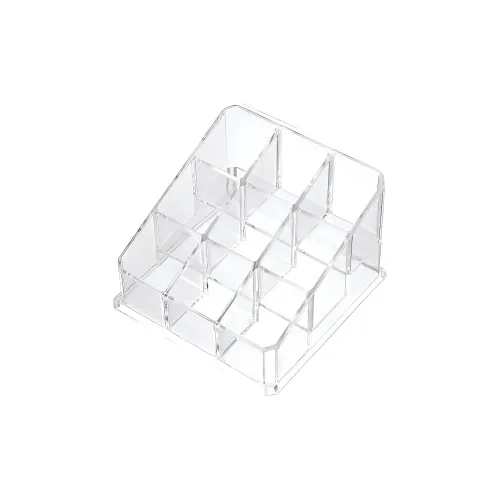 ZHIYIN Прозрачный Держатель для губной помады Коробка Настольный Держатель для губной помады Коробка для хранения косметики Органайзер для косметики