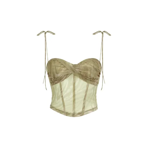 OEING Светло-зеленые Женские Майки