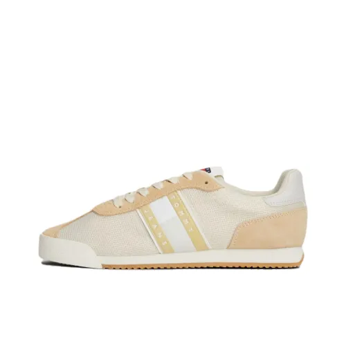 Tommy Hilfiger TRAINERS Беговые кроссовки Низкий Топ Бежевый Желтый Женский