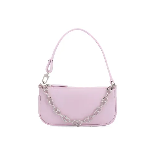 By Far Rachel Хлопок с кожаными вставками Сумка Женская Розовая