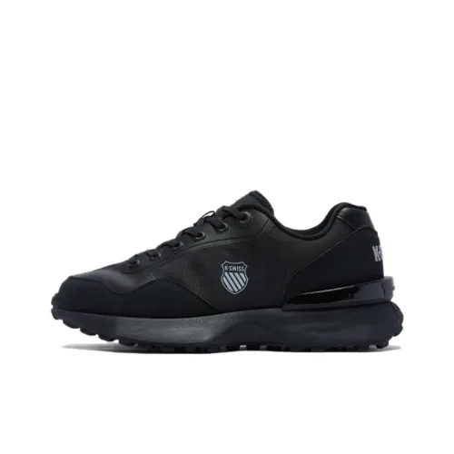 K·SWISS Беговые кроссовки Low Top 001 Чисто черный/Ультраматовый серый Мужской