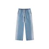 Джинсовая ткань, синий цвет (эластичный, легкий)