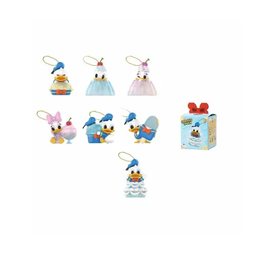 Miniso X Disney Daisy Дональд Дак Ледяной Flash Collection Слепые коробки Один Mystery Коробка Целая коробка 6 шт