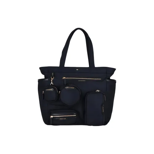 Anya Hindmarch Нейлон Тоут Сумка Сумка для покупок Сумка Женская Черная