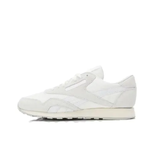 Reebok Classic Nylon Устойчивая к истиранию Низкая Повседневная Обувь Женская Белая