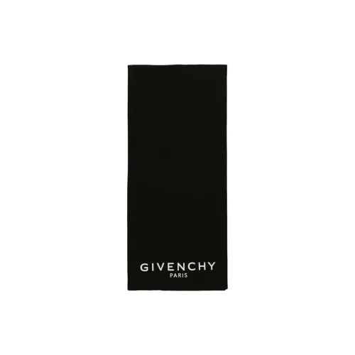 Givenchy Хлопок Кашемир Вязаные Шарфы Унисекс Черный