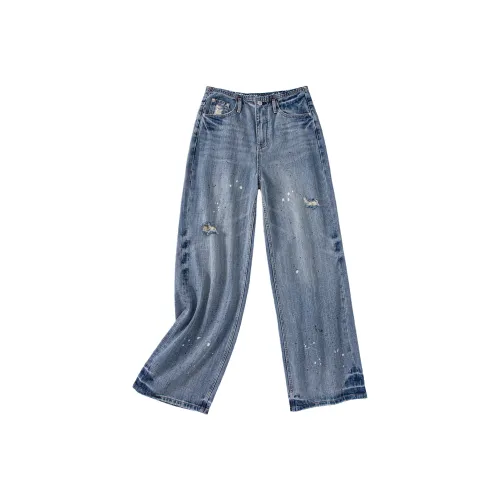 Le Alfashionline Синие Женские Джинсы