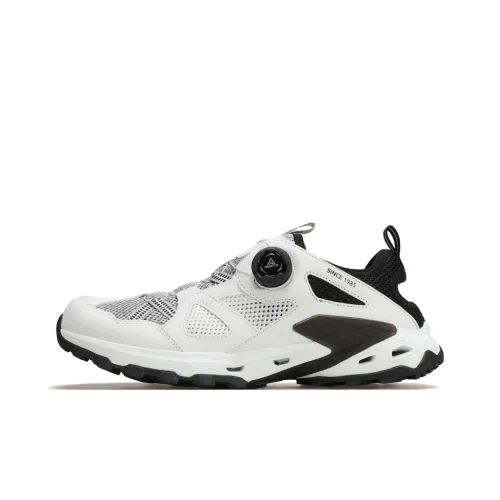 HUMTTO Обувь для треккинга износостойкая и противоскользящая мужская белый черный