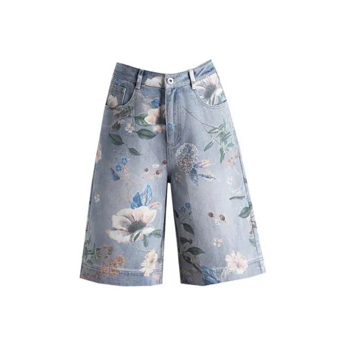 You Cow Me Pants Джинсовые шорты Женские