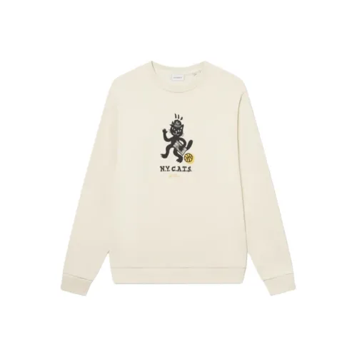 LES DEUX Экрю Мужские Свитшоты