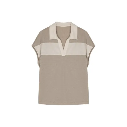 IHIMI Светлый кофейный Женские футболки