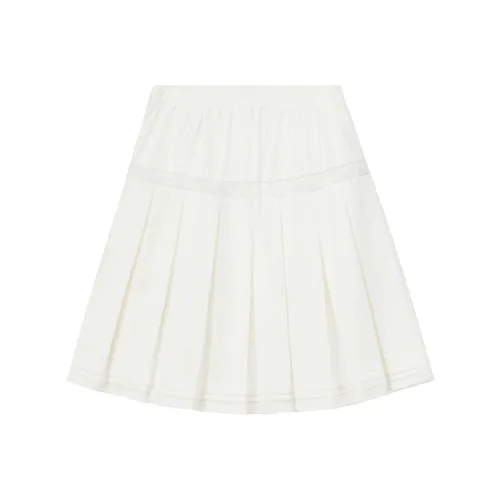 AYF Белые Женские Повседневные Длинные Юбки