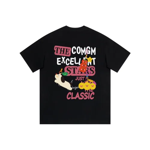 COMGM Комплект с короткими рукавами T-рубашка Женская